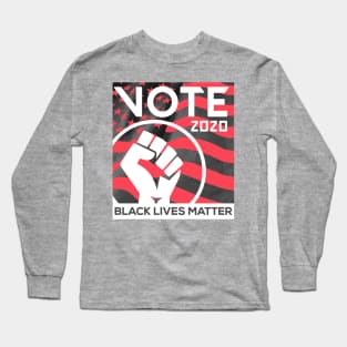 black lives matter vote 2020 Long Sleeve T-Shirt